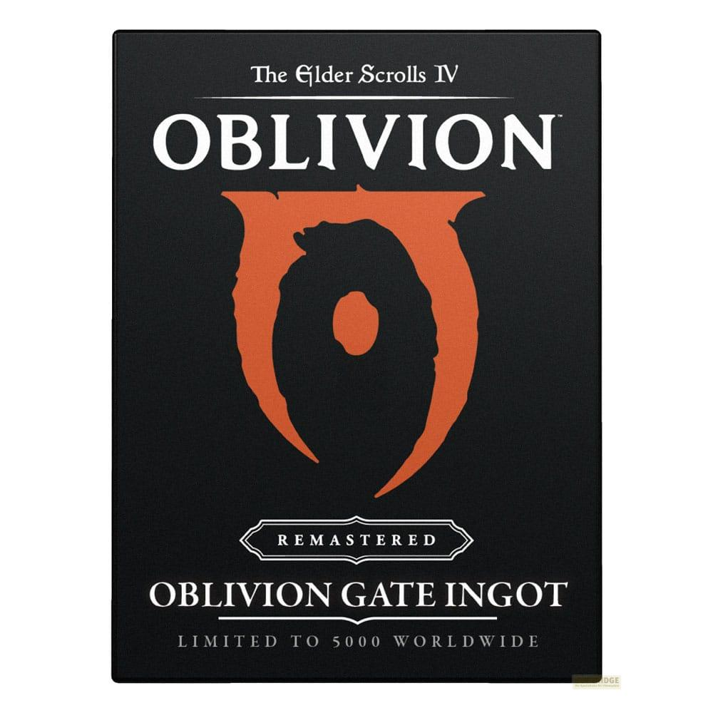 The Elder Scrolls IV Oblivion Remastered Gate Ingot, limitiert auf 5000 weltweit.