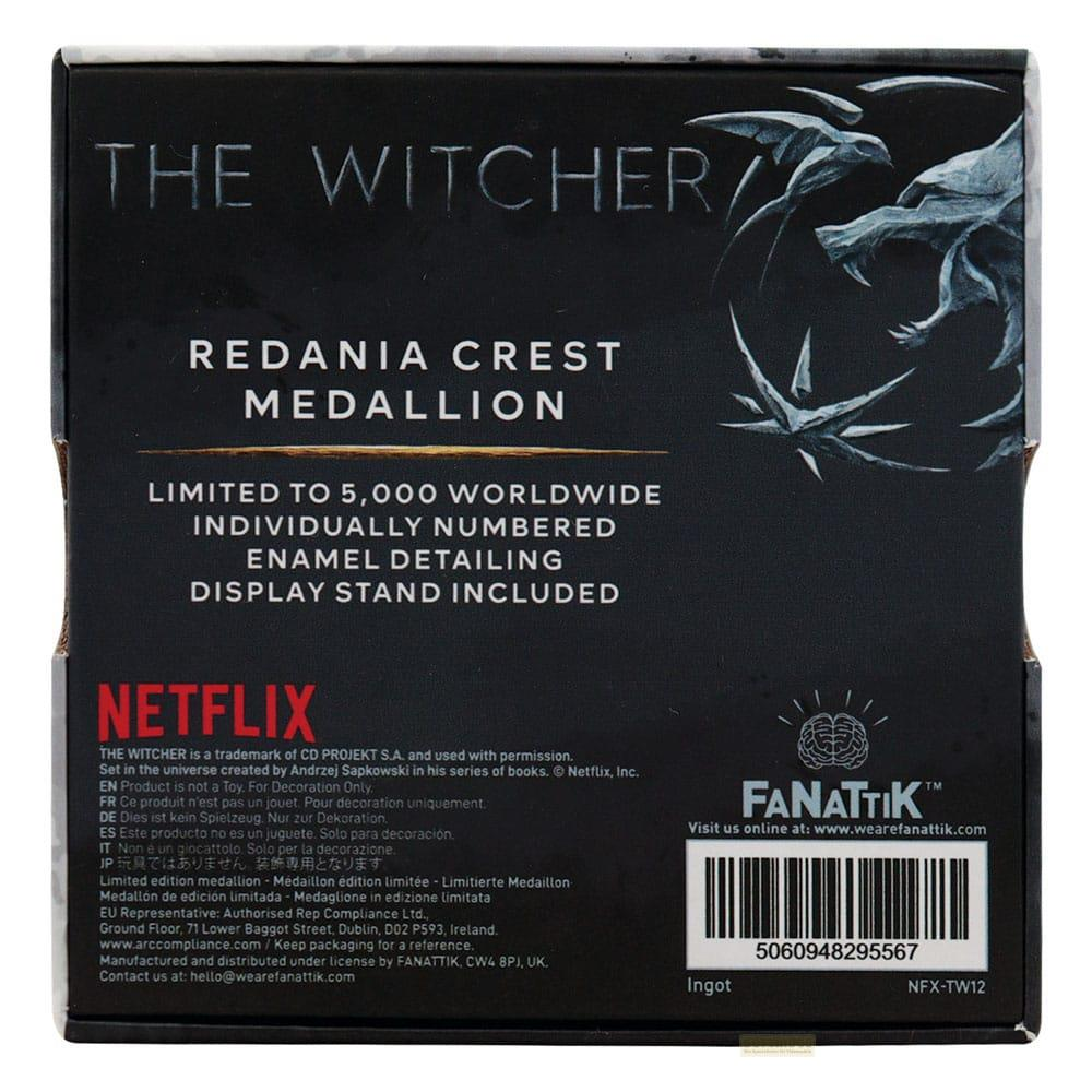 The Witcher Redania Crest Medallion Box. Limited edition, includes display stand.