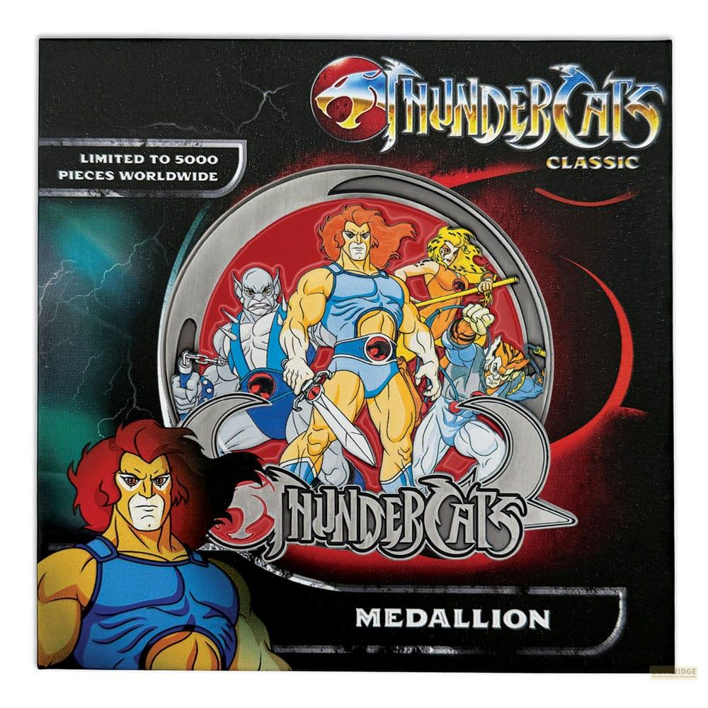 ThunderCats Medaillon: Lion-O, Tygra, Cheetara, Panthro, Wilykit & Wilykat.