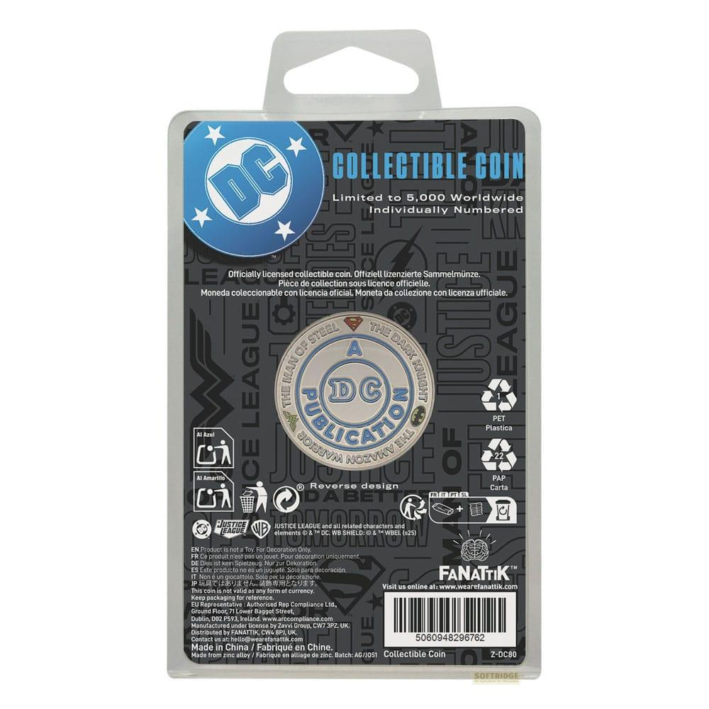 DC Collectible Coin: Justice League, Batman, Superman. Limited edition.