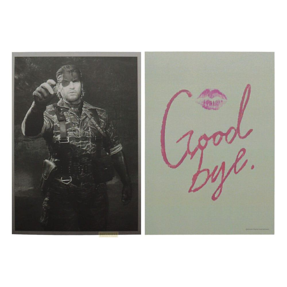 Un hombre en camuflaje apunta al espectador, al lado texto rosa que dice 'Good bye'.