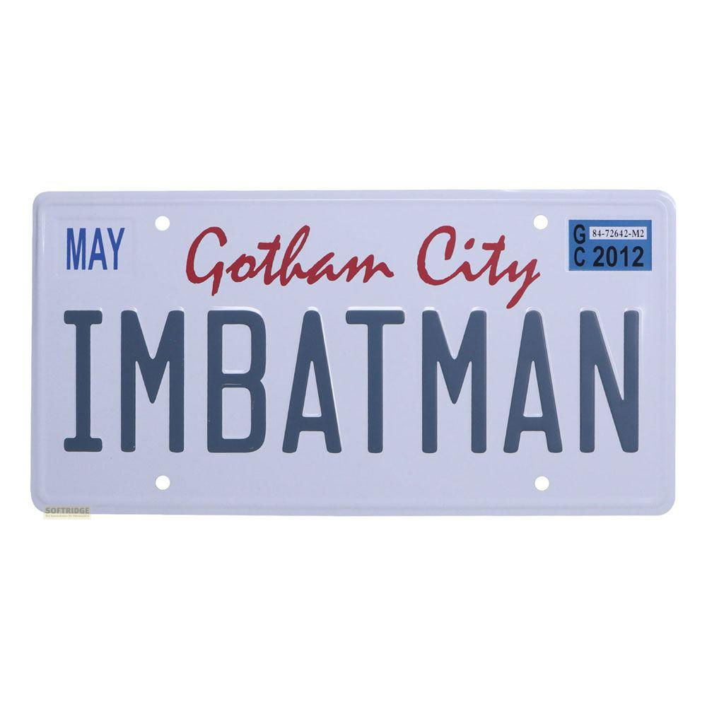 Nummernschild mit MAY, Gotham City, IM Batman und 2012.