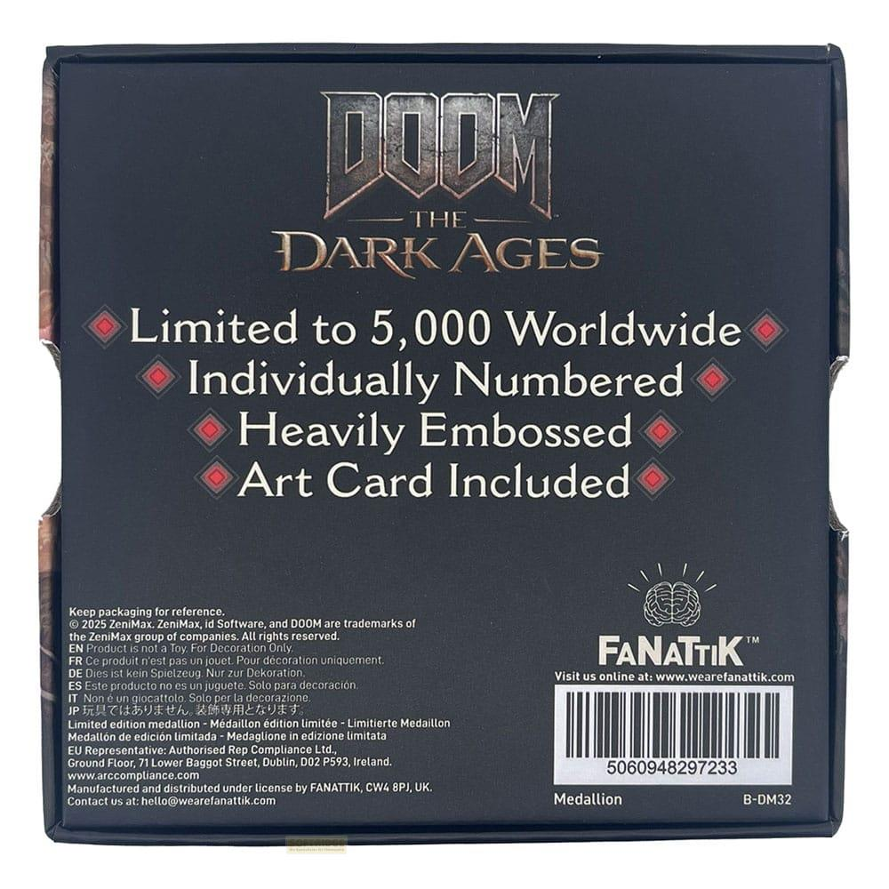 DOOM The Dark Ages Medaillon. Limitierte Edition.