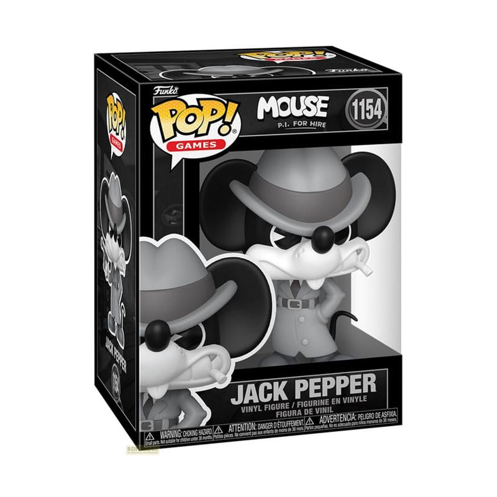 Figurka winylowa Funko Pop! Jack Pepper, mysz w kapeluszu z papierosem.