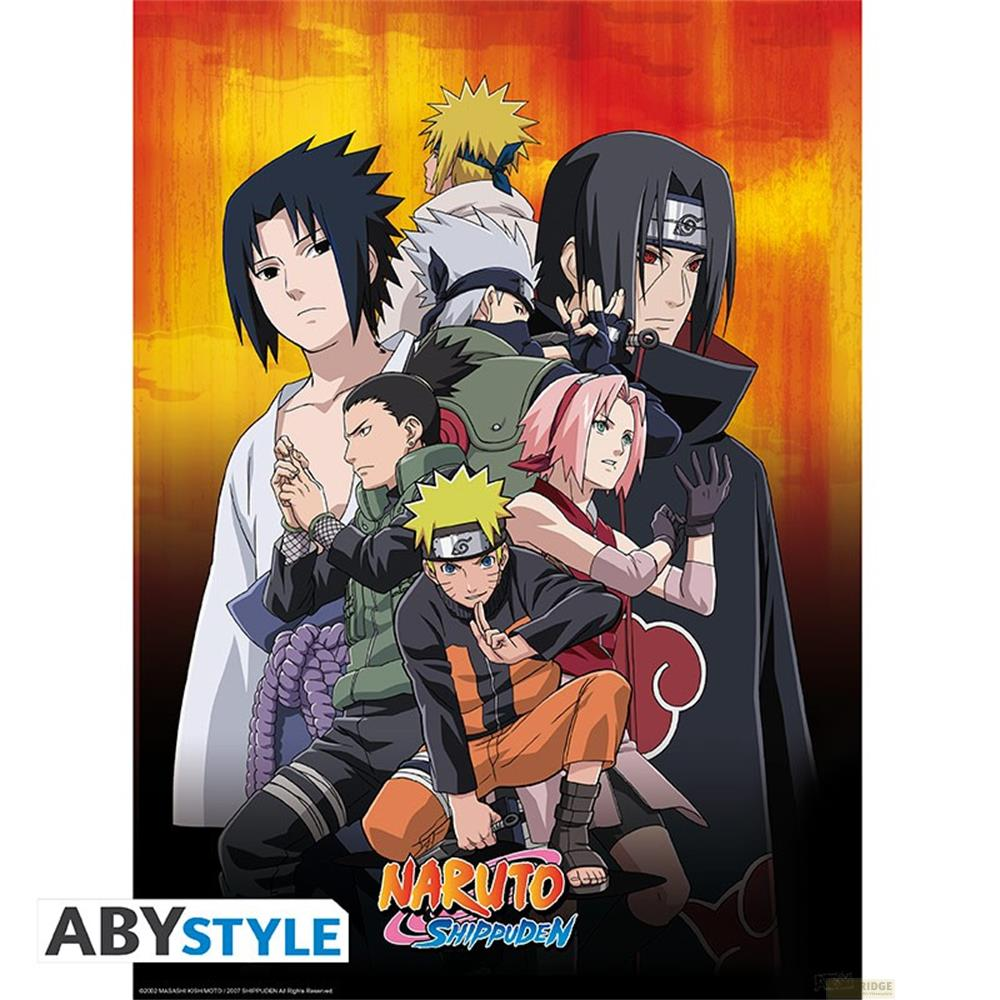 Naruto Shippuden Charaktere Sasuke, Naruto, Sakura, Itachi, Kakashi und Minato