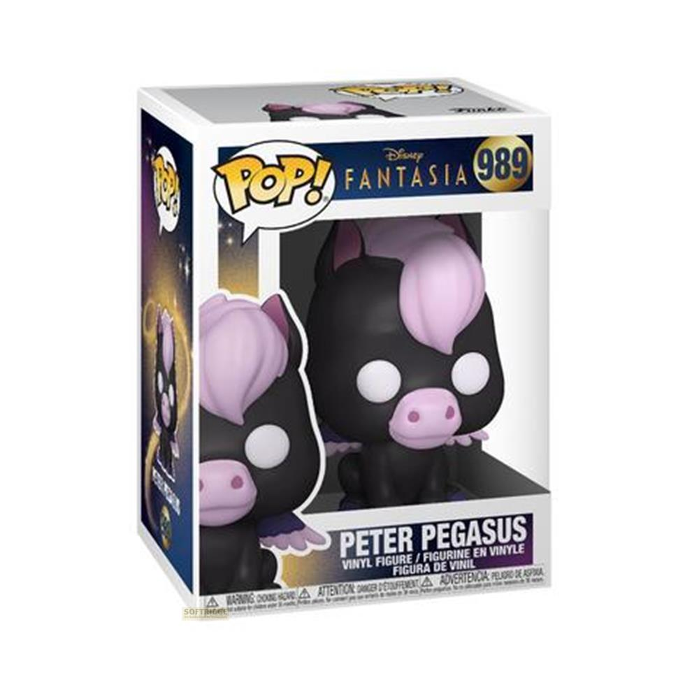 Figura in vinile Funko Pop! Peter Pegasus nero in scatola.