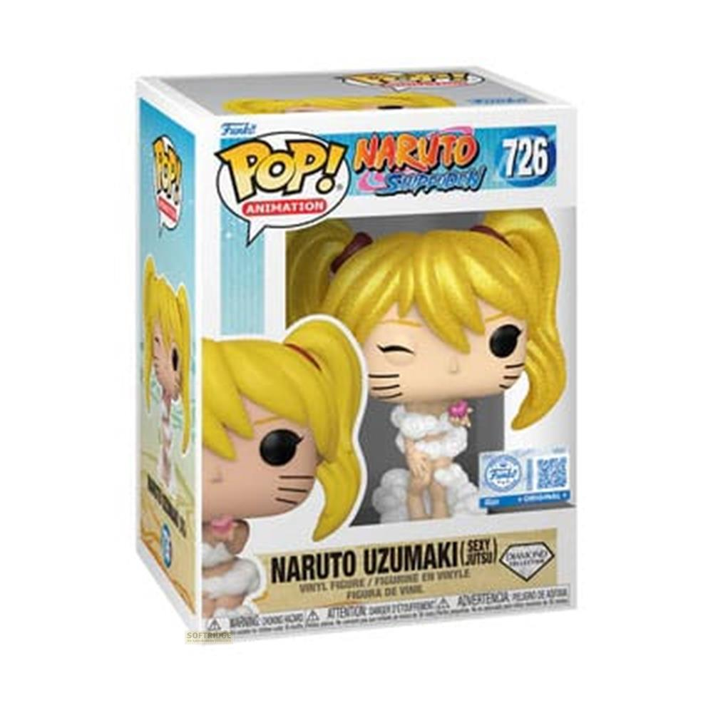 Action figure in vinile Funko Pop! Naruto Uzumaki, n. 726, stile anime.