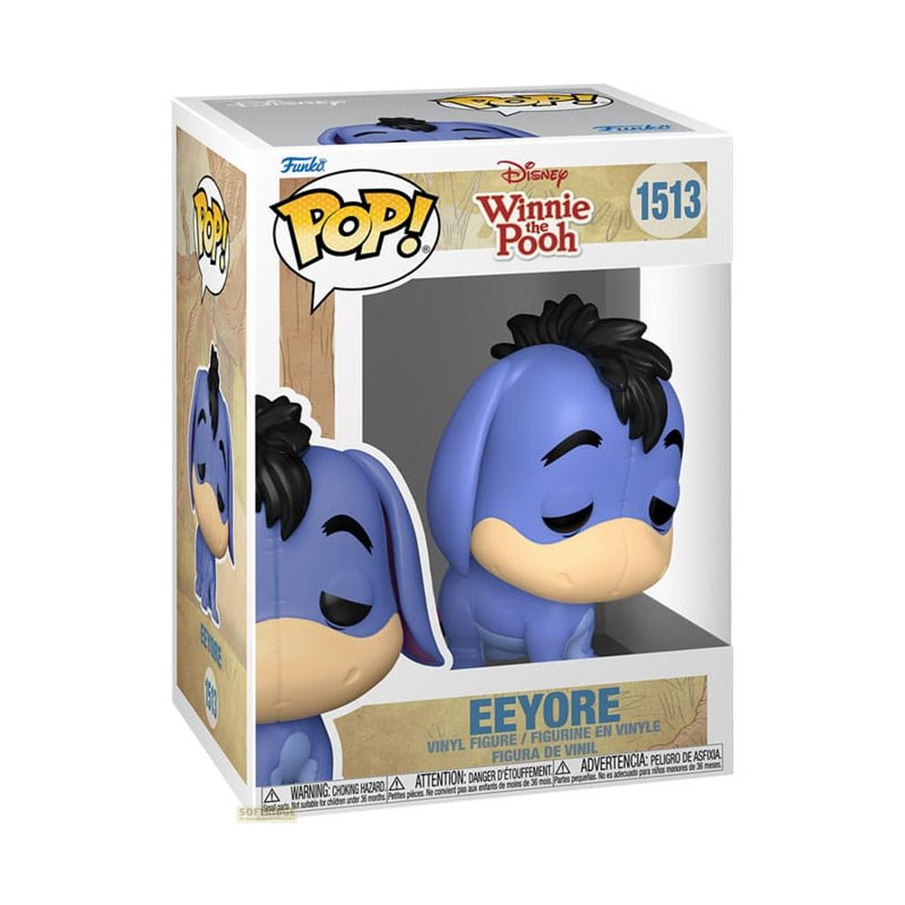 Action figure in vinile Funko Pop Eeyore, n.1513, da Winnie the Pooh, in box.