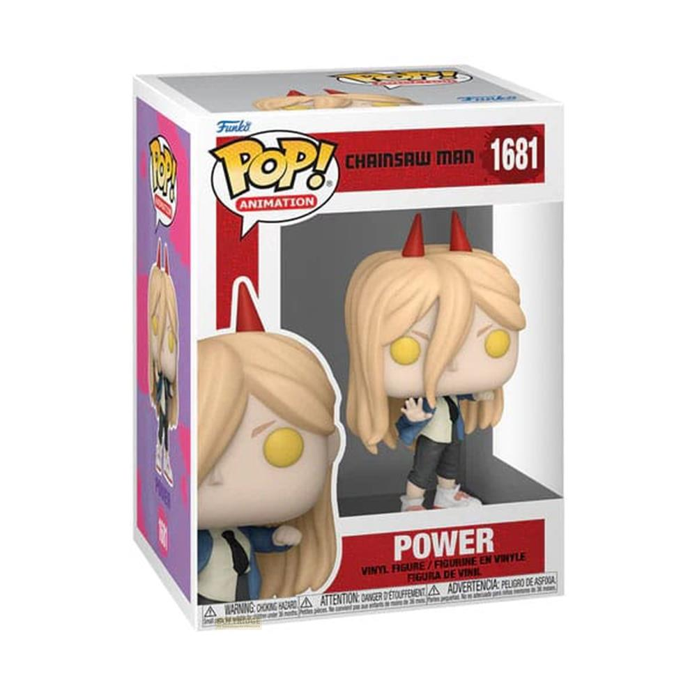Figurka Funko Pop! Power z Chainsaw Man, nr 1681, w pudełku.