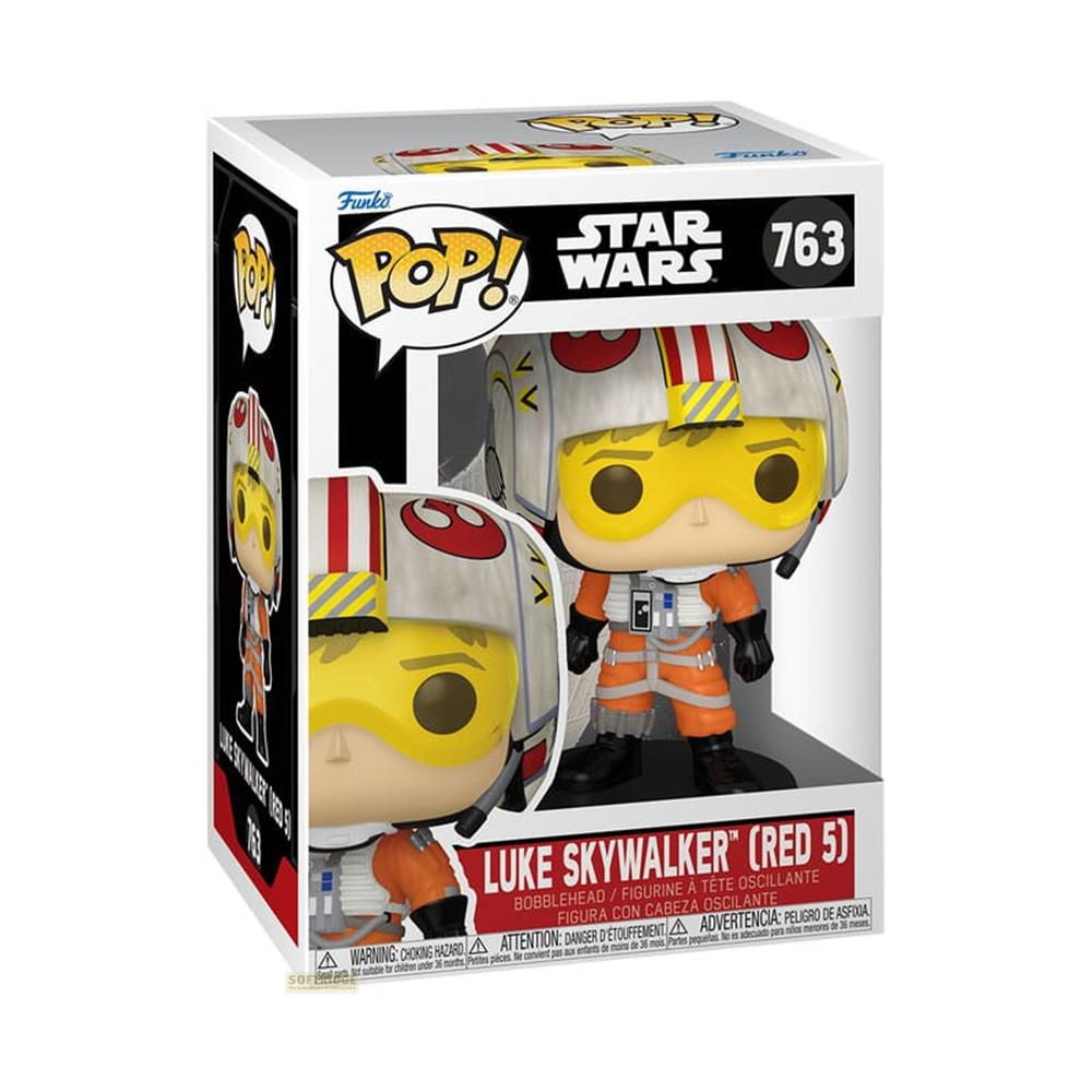 Funko Pop! Star Wars Luke Skywalker (Red 5) Figur in Verpackung.