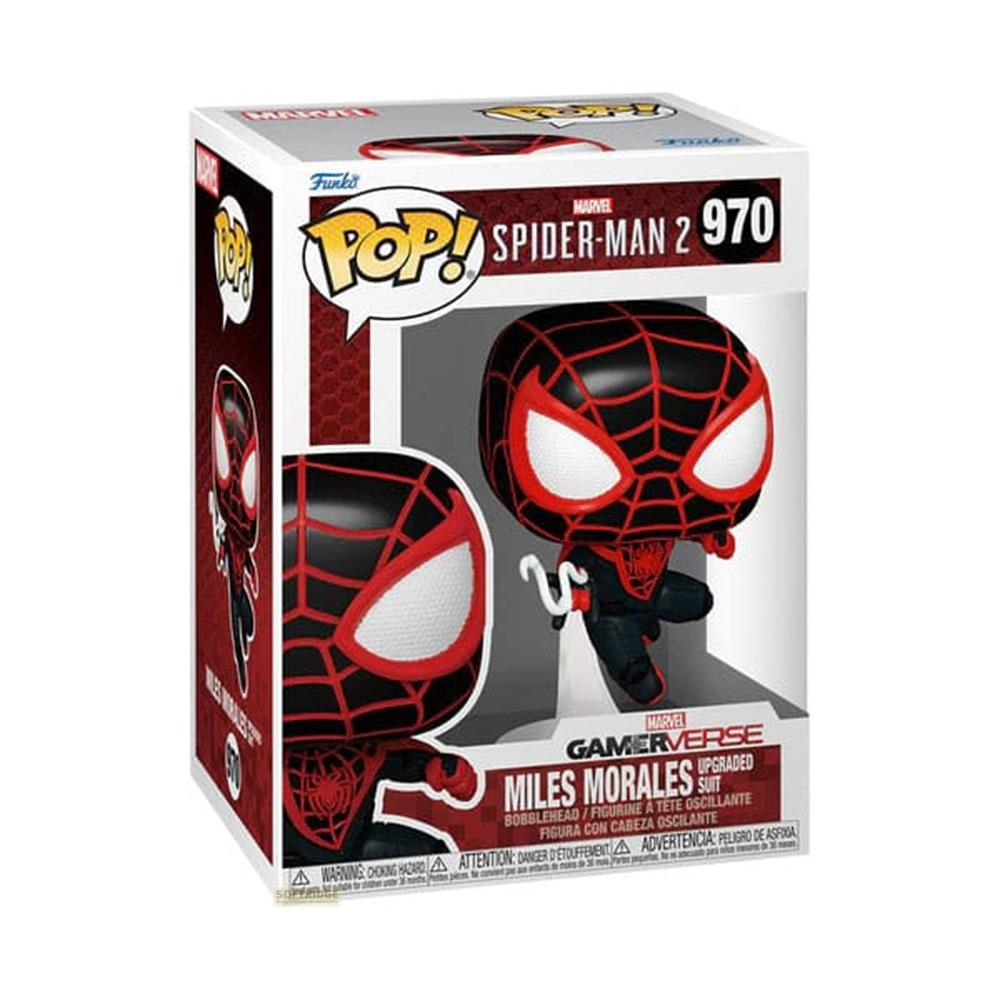 Funko Pop! Miles Morales in tuta potenziata, Spider-Man 2.