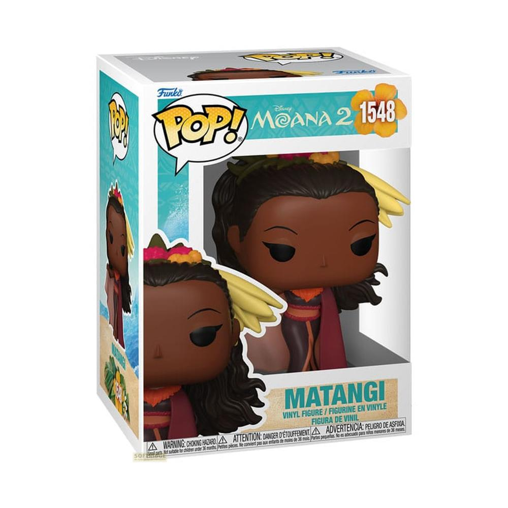Figurka winylowa Funko Pop! Matangi z Moana 2, w pudełku.