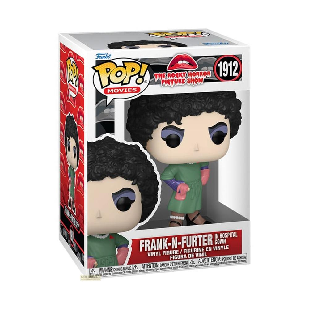 Figura Funko Pop! de Frank-N-Furter con bata de hospital.