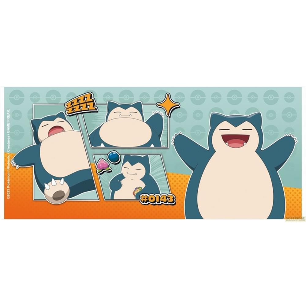 Snorlax in verschiedenen Posen, mit Beeren und der Nummer 0143.