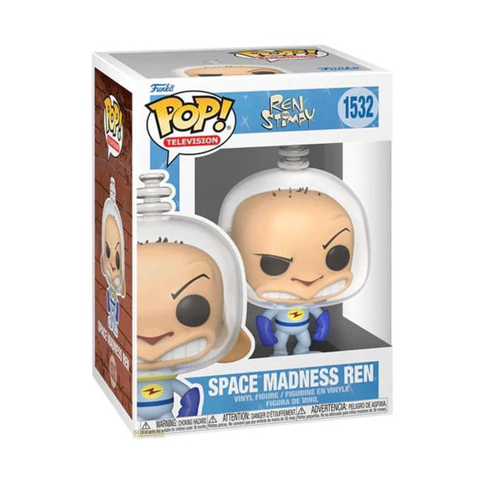 Figura de vinilo "Space Madness Ren" de Funko Pop! en caja, con dos figuras.
