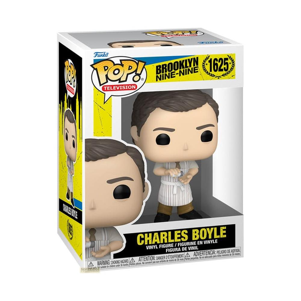 Figurka Funko Pop! Charles Boyle z Brooklyn Nine-Nine w pudełku.