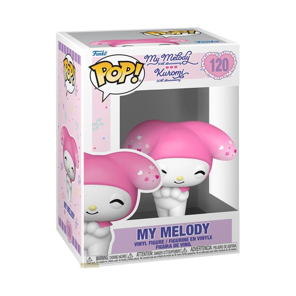 Figura de vinilo Funko Pop de My Melody & Kuromi, 20 aniversario, rosa.