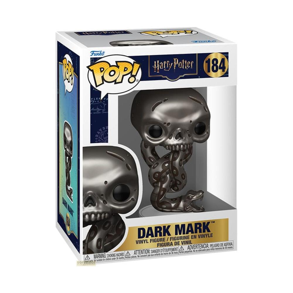 Funko Pop! Harry Potter Dark Mark Figur in Schlangengestalt.
