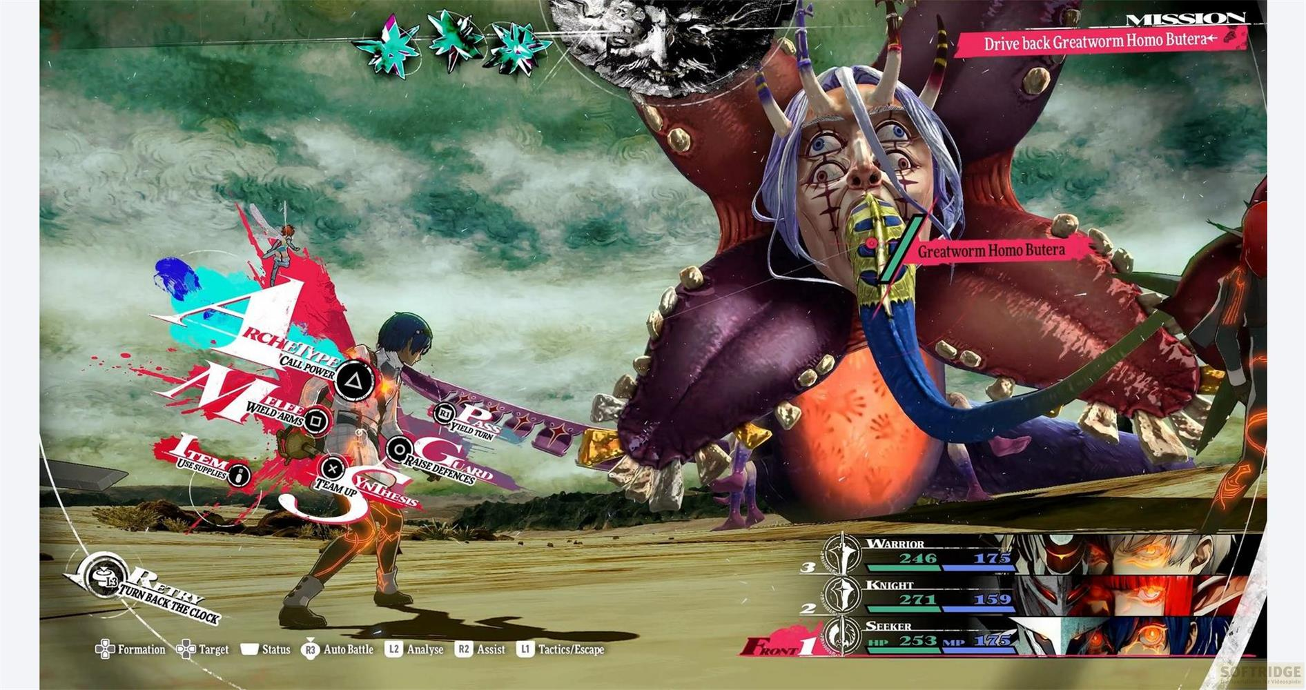 Un gioco di battaglia anime con un personaggio umano che combatte un mostro.