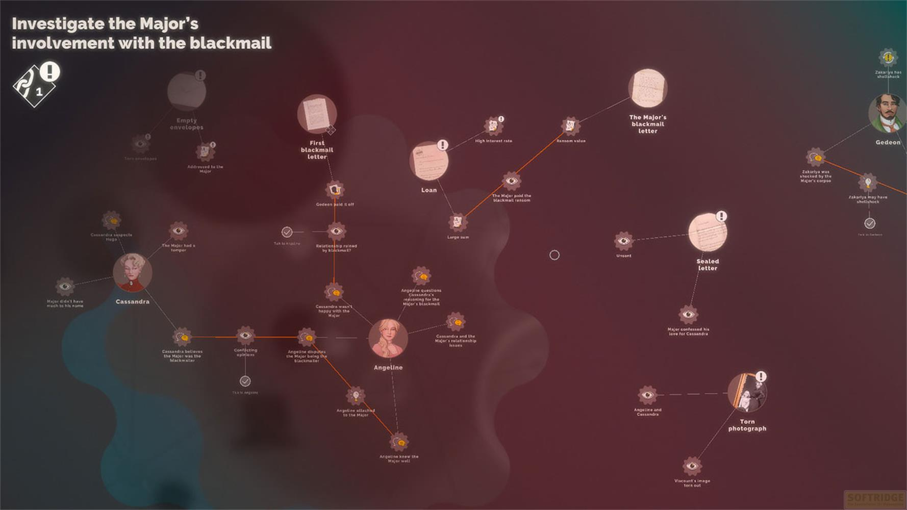 Un'infografica che indaga sul coinvolgimento del Maggiore con il ricatto, con immagini e testo.
