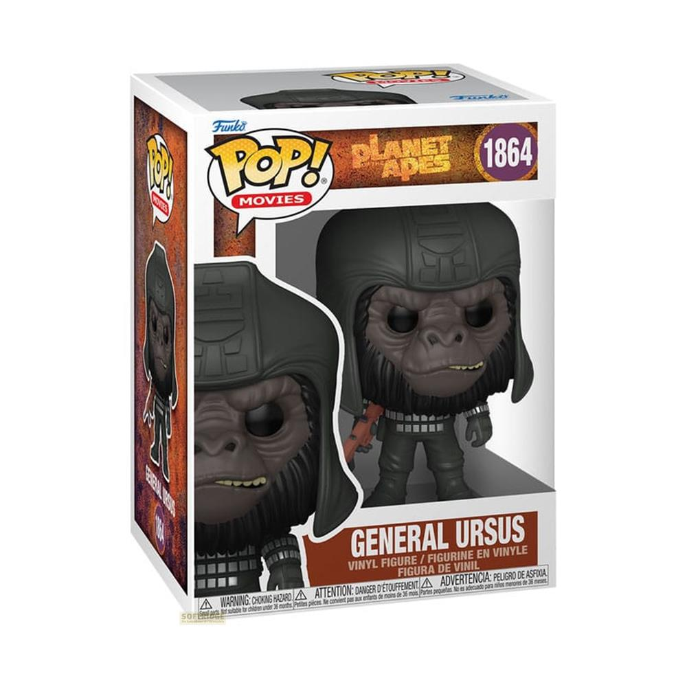 Figura Funko Pop! General Ursus de El Planeta de los Simios en su caja.
