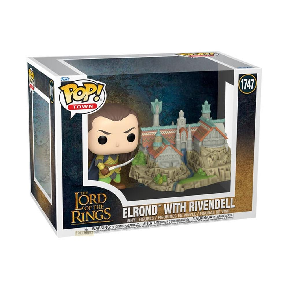 Funko POP! Elrond z figurką Rivendell w pudełku, Władca Pierścieni.