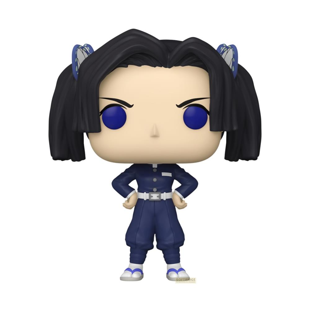 Figurka Funko Pop z czarnymi włosami, niebieskimi oczami i niebieskim uniformem.
