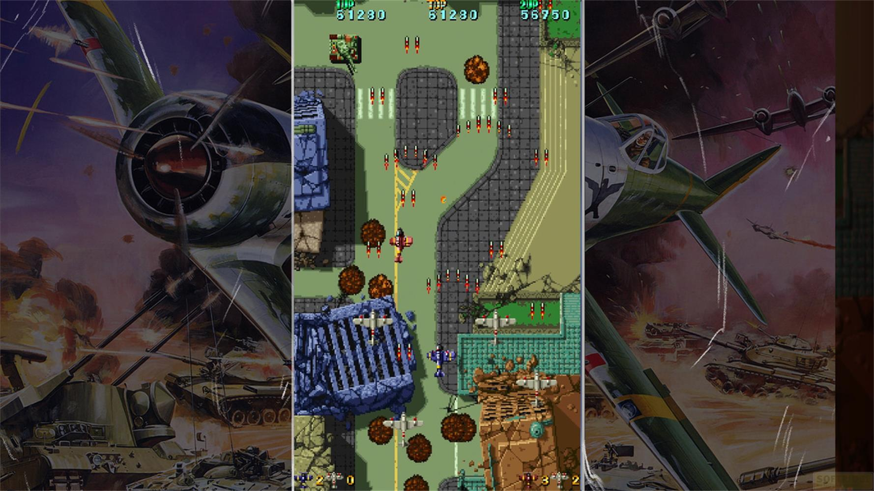 Aerei in combattimento: Un videogioco con carri armati e aerei.
