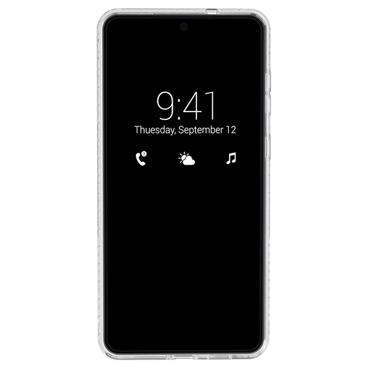 Uno smartphone mostra 9:41, giovedì 12 settembre, con icone.