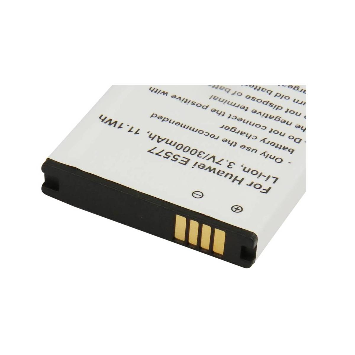 Huawei E5577 Akku: 3,7V, 3000mAh, 11,1Wh. Li-Ion. Nicht alt entsorgen.