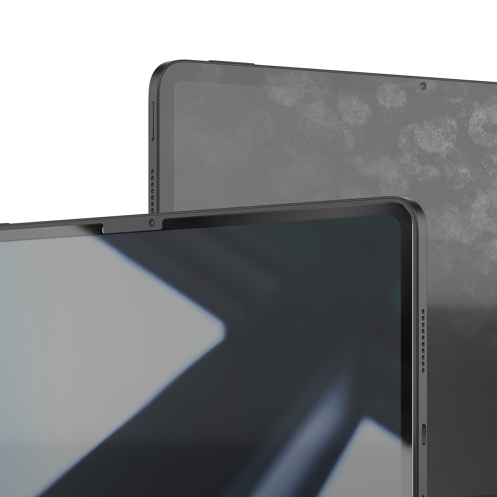 Due tablet affiancate, una leggermente sfocata, focalizzate sui bordi.