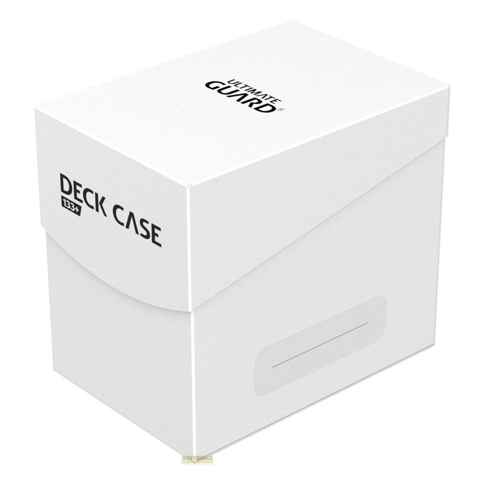 Une boîte blanche pour deck avec le logo Ultimate Guard.