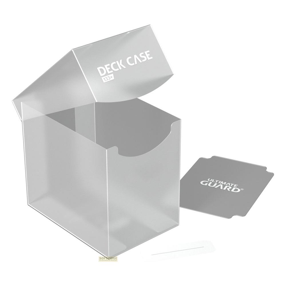 Un couvercle transparent est attaché à une boîte en carton blanche.