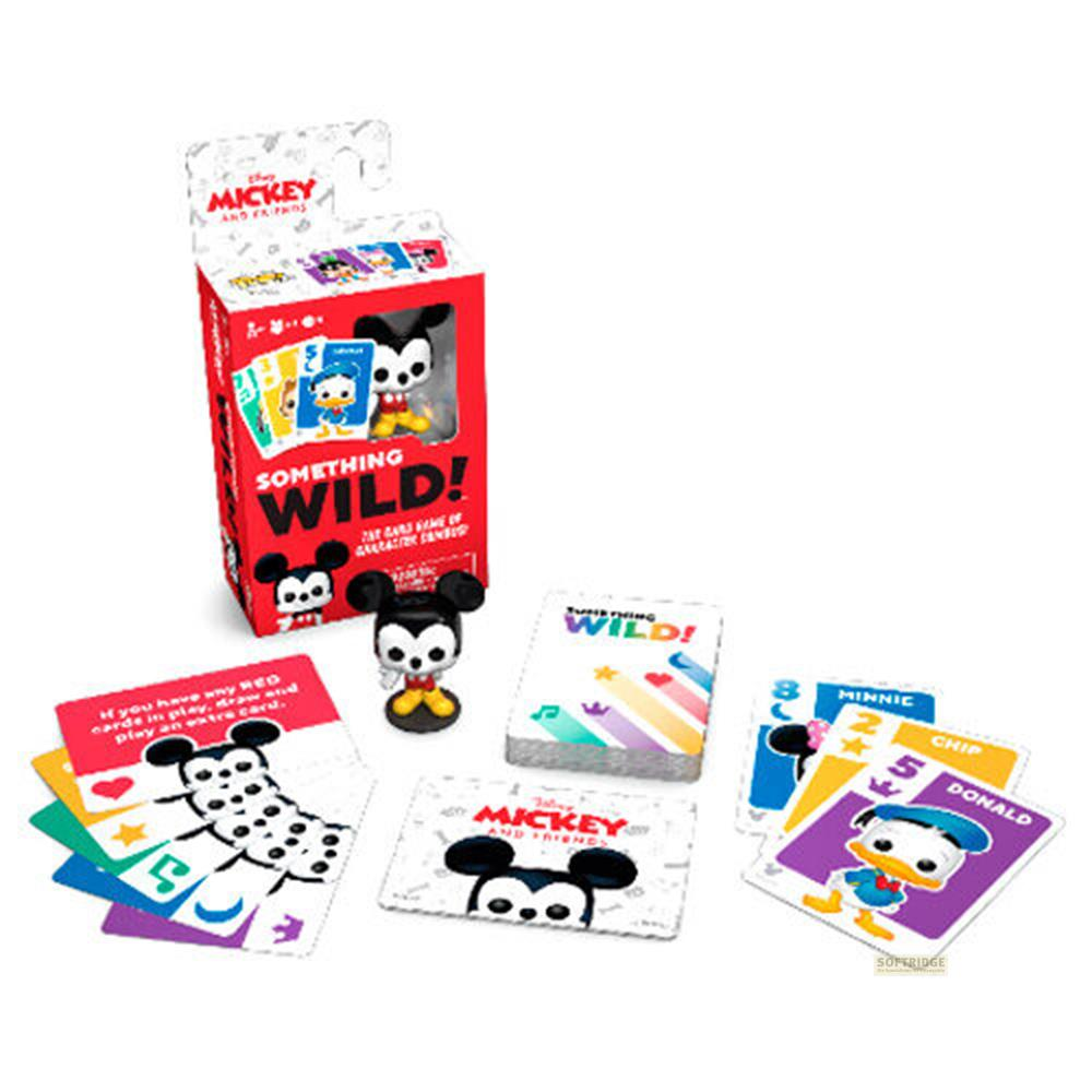 Jeu de société Mickey et ses amis avec figurines et cartes.