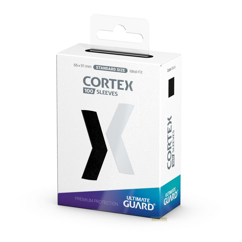 Confezione da 100 bustine CORTEX nere, misura standard, protezione premium.