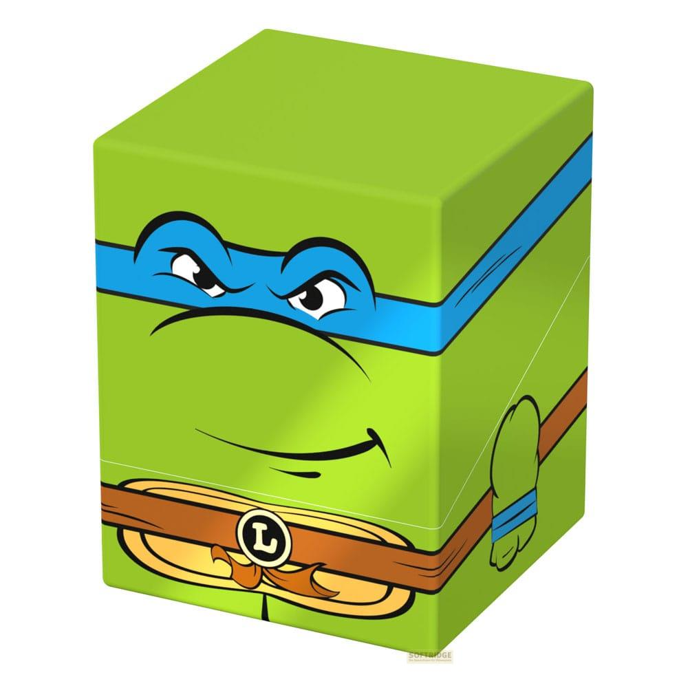 Cube vert à l'effigie de Leonardo des Tortues Ninja.