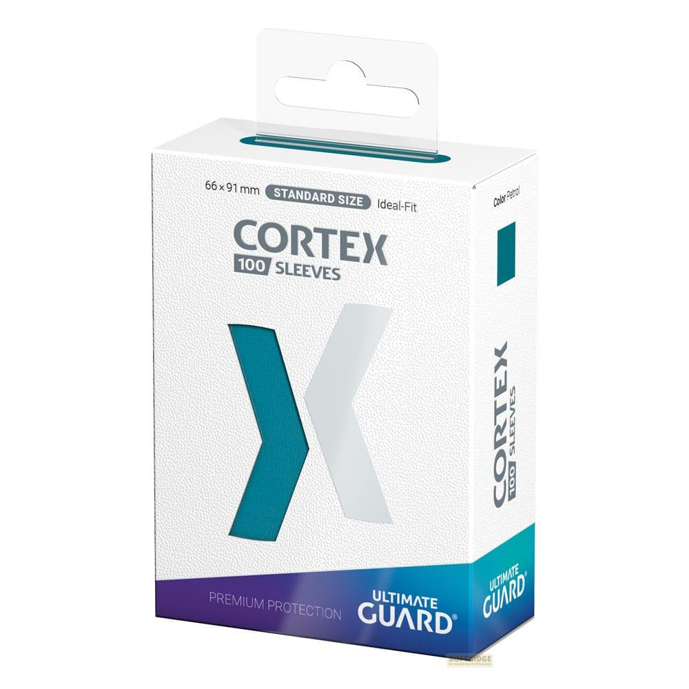 Confezione da 100 bustine CORTEX, misura standard, colore petrolio.