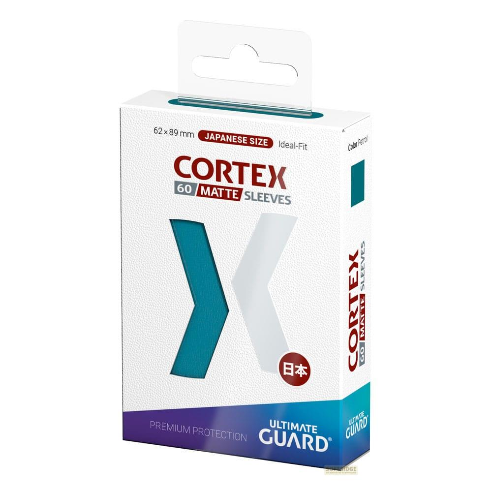 Confezione CORTEX 60 MATTE SLEEVES, colore petrolio, misura giapponese.