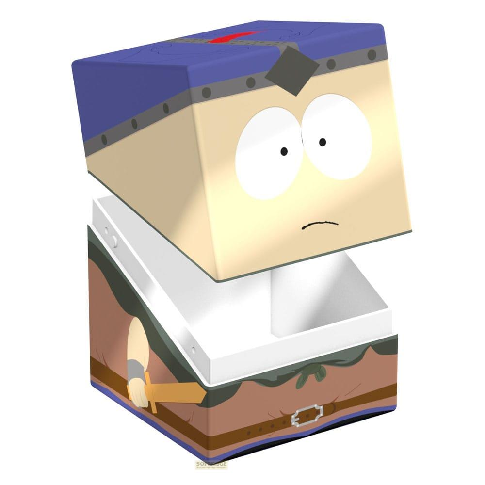 Una scatola testa di personaggio South Park, aperta su un interno vuoto.