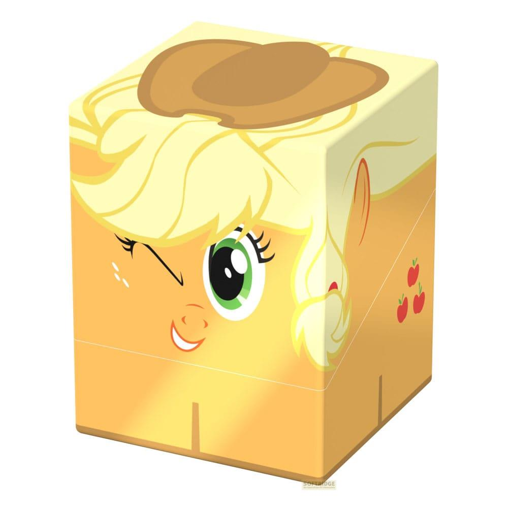 Un cube à l'effigie d'Apple Jack de My Little Pony, portant un chapeau marron.