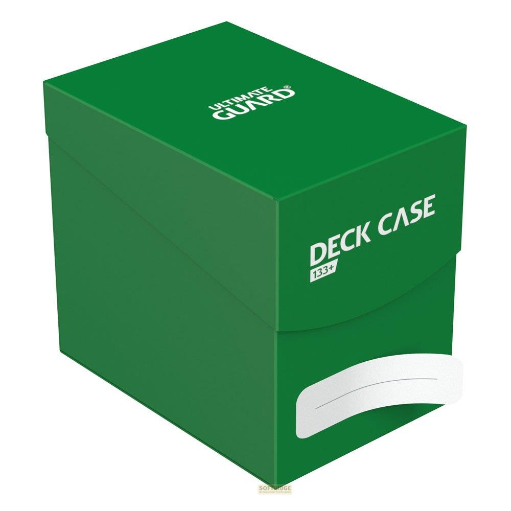 Custodia verde per mazzo con logo in alto e testo 'DECK CASE 133+'.