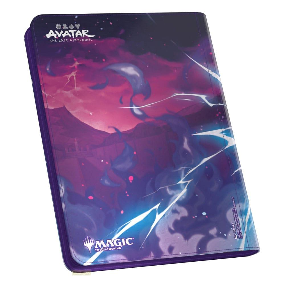 Classeur à collectionner avec "Avatar: The Last Airbender" et logos "Magic".