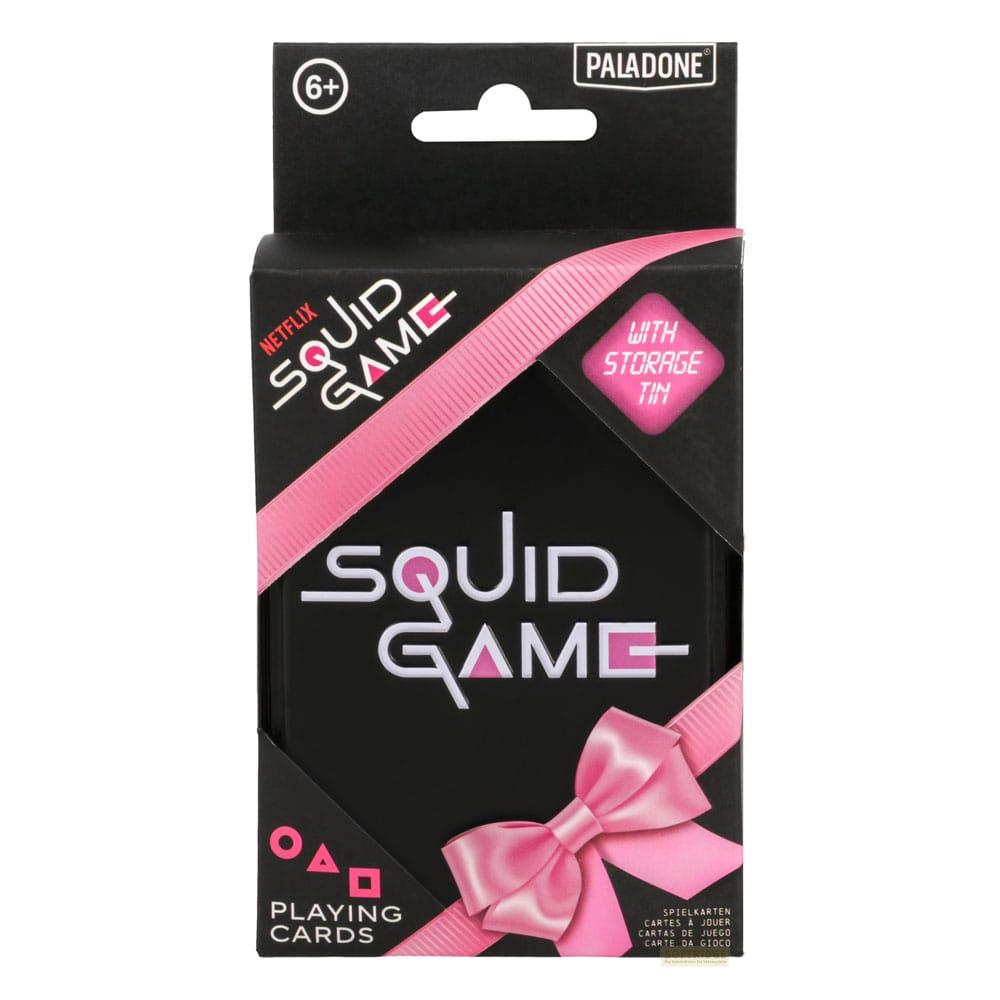 Confezione di carte da gioco Squid Game con scatola, età 6+.