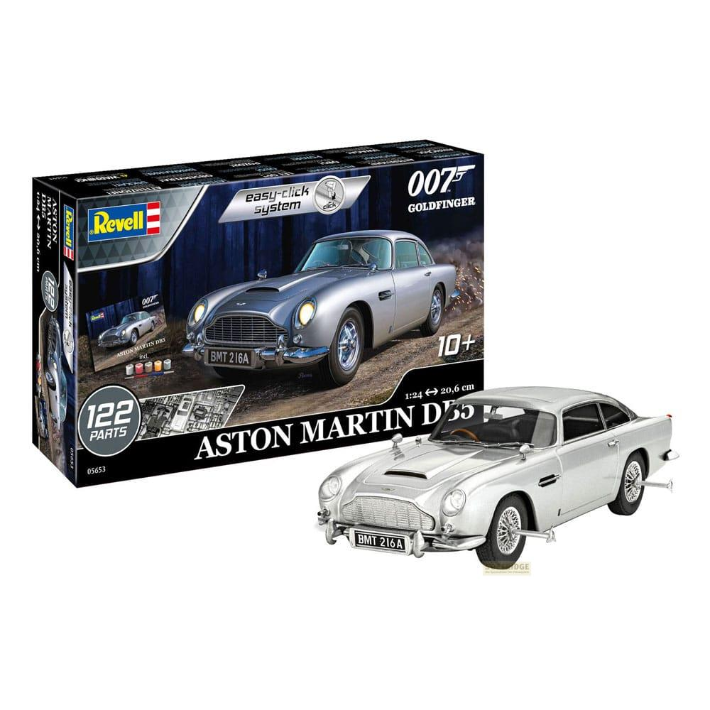 Kit modèle Revell Aston Martin DB5, 007 Goldfinger, 122 pièces.