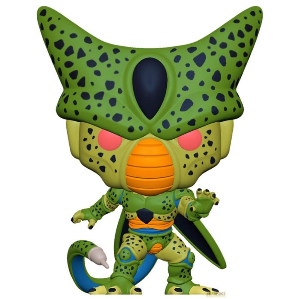 Figura verde con macchie nere, bocca arancione e occhi blu.