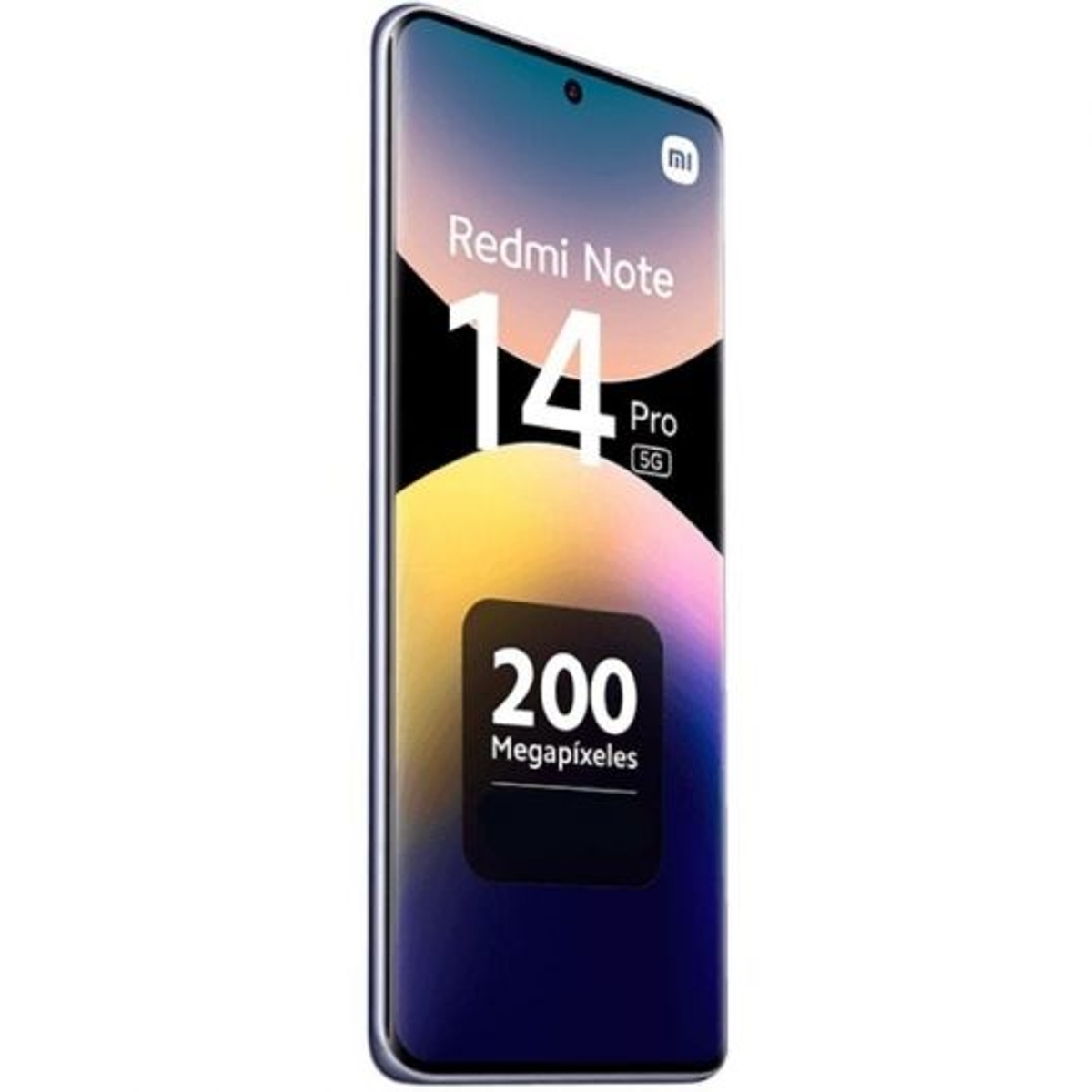 Smartfon wyświetlający "Redmi Note 14 Pro 5G" i "200 Megapikseli".