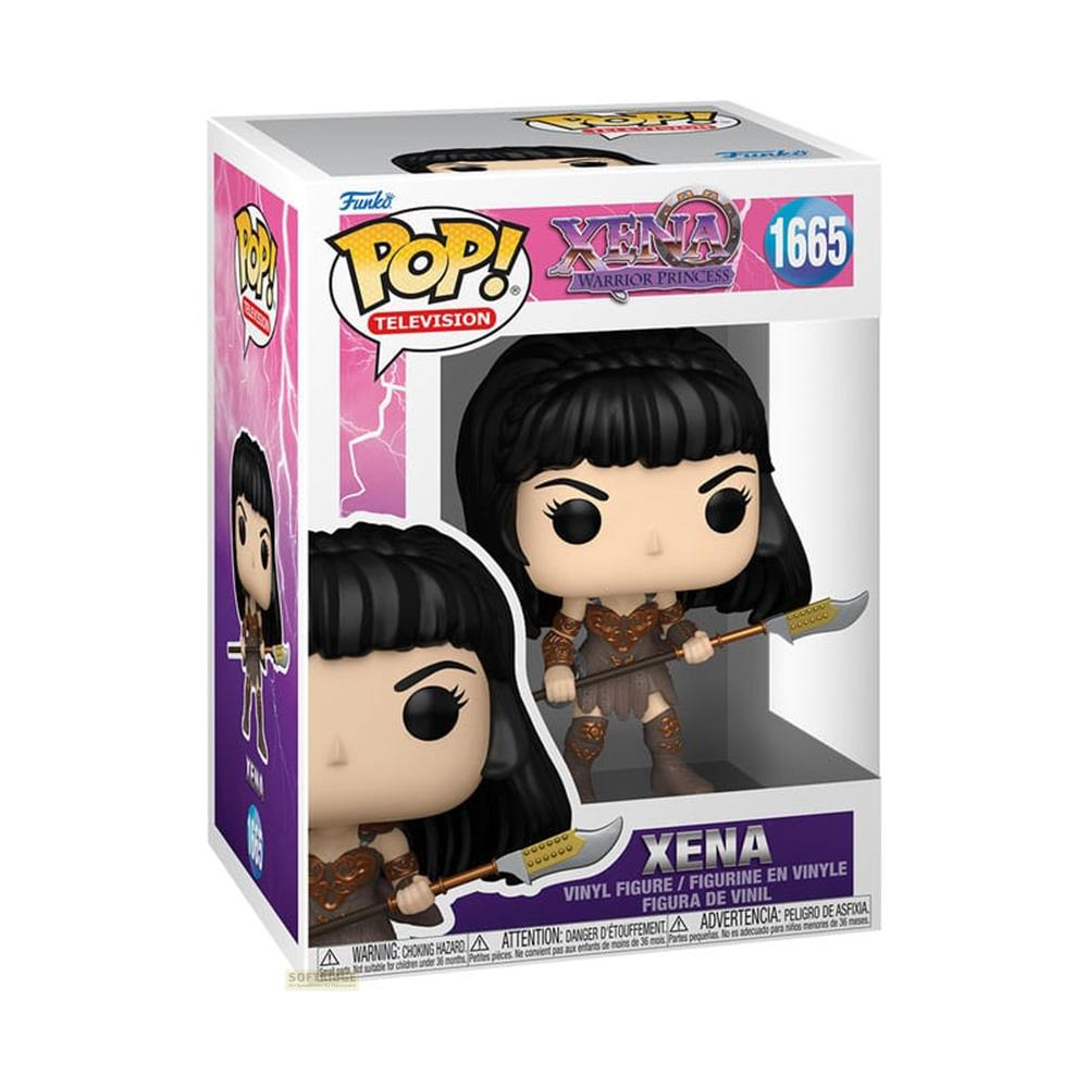 Figura de vinilo Funko Pop! Xena, número 1665, sosteniendo un chakram.