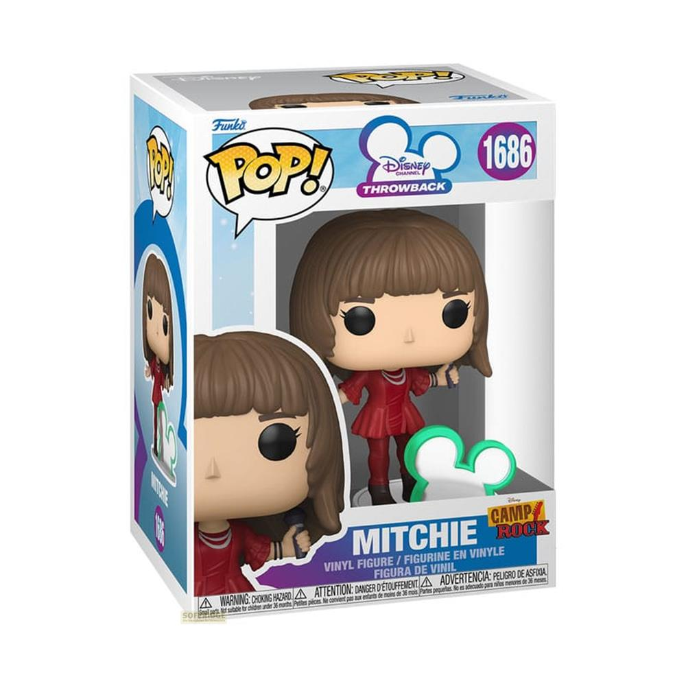 Funko Pop Vinylfigur von Mitchie aus Camp Rock in einer ungeöffneten Box.