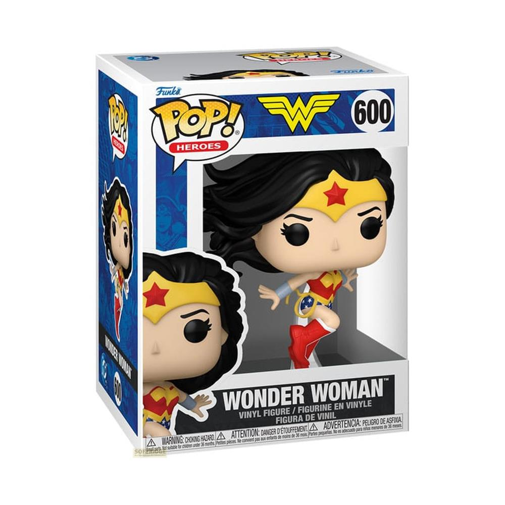 Figura de vinilo Funko Pop! de Wonder Woman en su caja original.