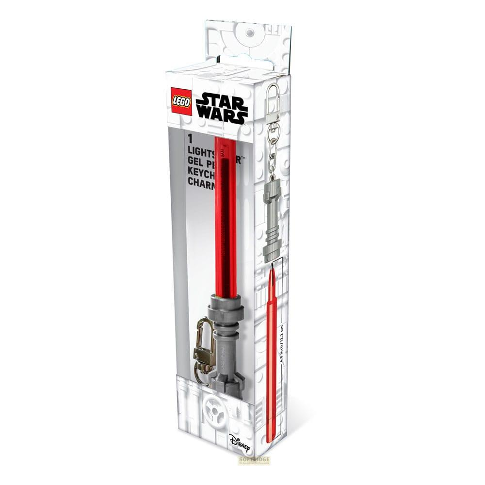 Lego Star Wars Lichtschwert Gel Stift Schlüsselanhänger im Karton.